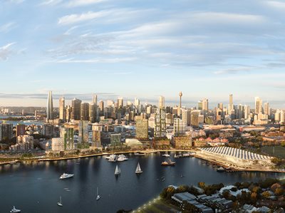 New park on the banks of Blackwattle Bay