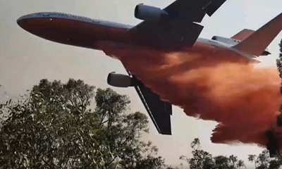 NANCY BIRD TAKES FLIGHT TO FIGHT FIRES