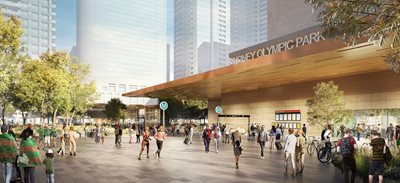 Major work kicks off at new Sydney Olympic park metro station