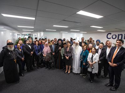 Religious and Multicultural leaders receive covid-19 vaccine