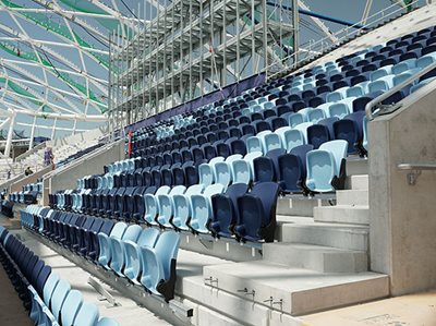 First seats installed at new SFS